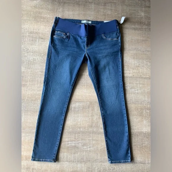 Topshop Moto Indigo Leigh Jeans Topshop Jeans Topshop Maternity Leigh Moto  Denim Blue Ankle